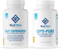 NuEthix Formuleringer Afgiftning og Microbiome Balance Supplement Bundle Opti- Pure, 30 Servere og Gut Defender +, 90 Servere