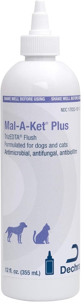 Mal- A- Ket Plus TrizEDTA Flush til hunde og katte, 12 oz