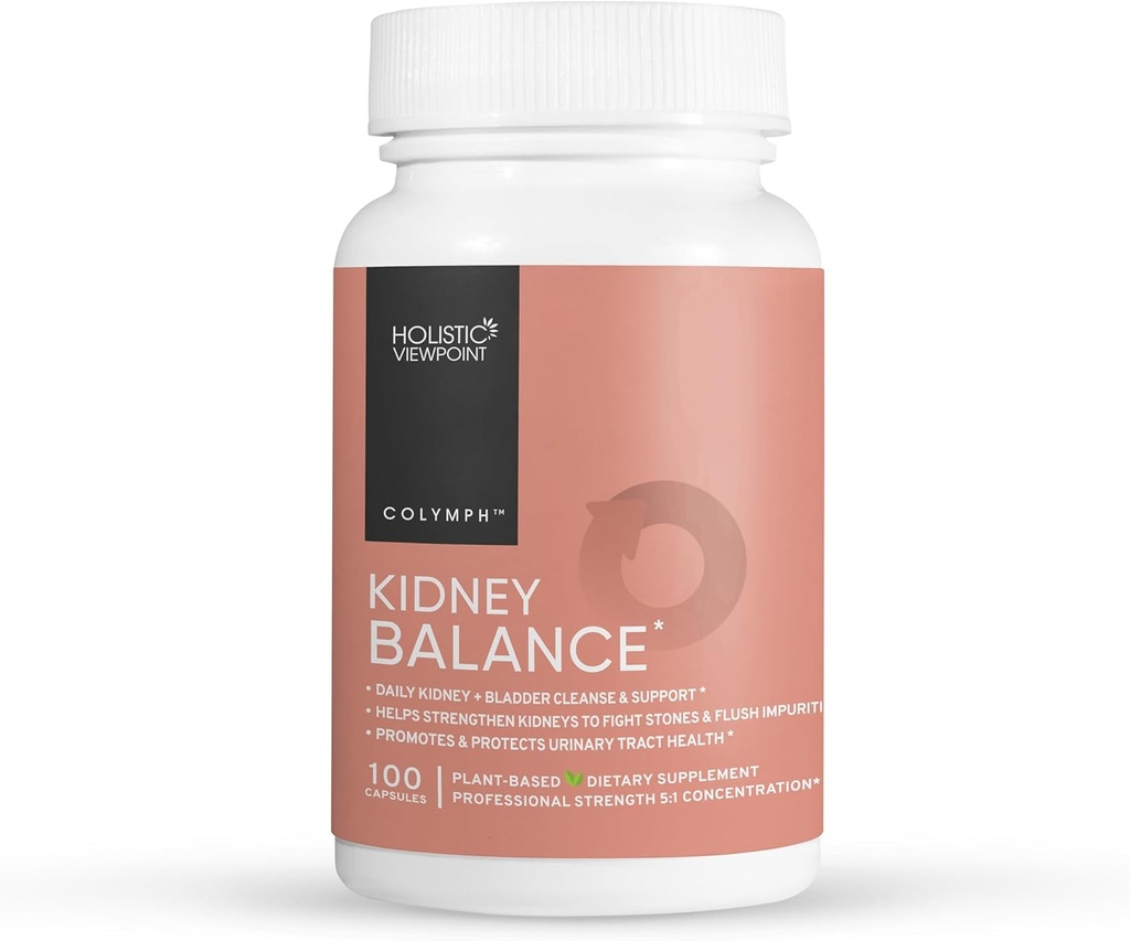 CoLymph Balance: Urtetillæg, Natural Nyre & Leverstøtte, Hjælper Rebalance Mand & Kvindelige Hormoner, Menopause Support, Forbedrer urinveje & Prostata Sundhed, Kampsten, Hot Flashs
