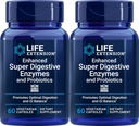Life Extension Enzymer og Probiotika, 60 Vegetariske Kapsler (pakke med 2)