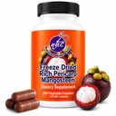 Mangosteen Pericarp kapsler - Økologisk Fryse Tørret pulver Styrke, rig i 56 + Potente Xanthoner & flavonoider, High ORAC - 120 Veggie kapsler