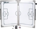 Fodbold Innovationer Hinged Magnetic Tactic Coaching Board, Ekstremt transportable Dry Erase White Board for Fodbold Coaches of All Levels til at udføre taktisk analyse.