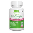 Igennus Sublingual Vitamin B12 Complex 1000mcg, Metyleret methylcobalamin, Adenosylcobalamin & Hydroxocobalamin, Høj Absorption & Clean, 180 Servere, Sukkerfri & Vegan
