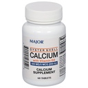 Major Oyster Shell Calcium med D3- vitamin 500 mg / 5 mcg (200 IE) - Calciumsupplement - 60 tabletter