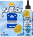 Bodhi Hund Tear Stain Remover & Tear Stain Remover Combs - Nænsomt Fjerner hænder, Dirt fra Pet Eyes - Sikker & blid på hunde og katte - Cleans Delicate Fur - Ideel til Grooming & Tear Stain Forebyggelse