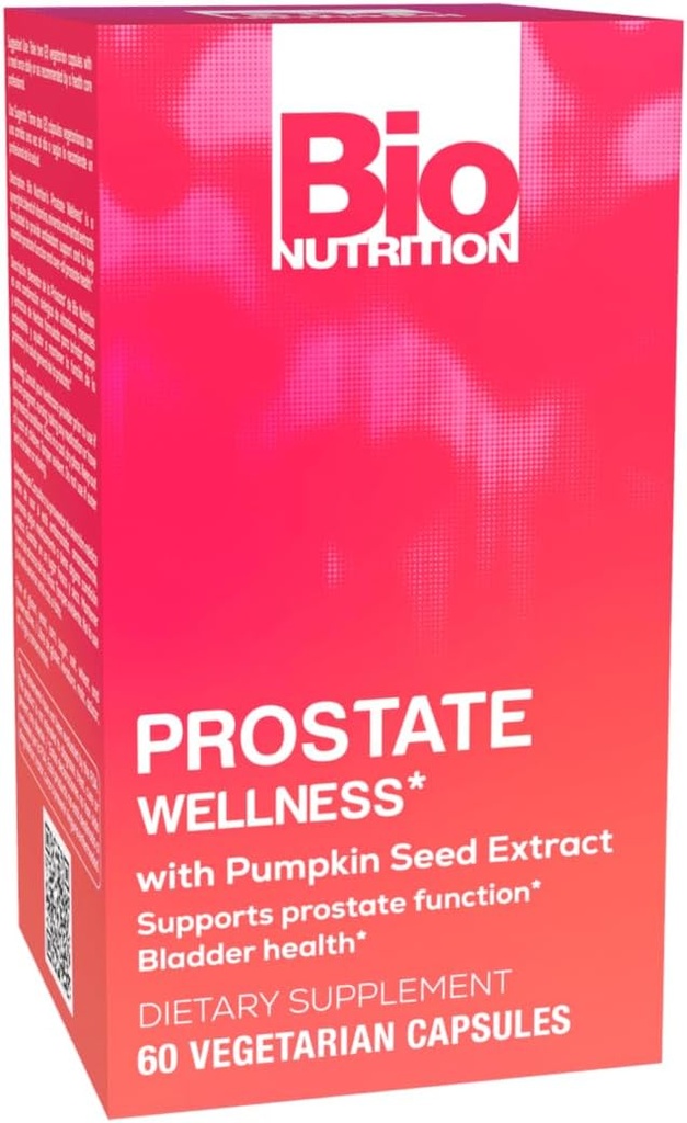 Bio Nutrition Prostata Wellness Support 60 Vegetariske Kapsler