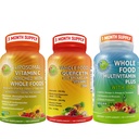 Komplet daglige vitaminer - Quercetin med bromelain Supplement Bundle Up med Multivitamin Plus til mænd og kvinder med jern og liposomal C-vitamin flydende gel - for immunforsvar, luftveje, fordøjelsesstøtte