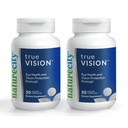 NatureCity True- Vision Eye Health Supplement - Plant- baseret Lutein og Zeaxanthin med høj potens Saffron 20mg - Blue Light Protection, Support Central and Night Vision (60 Veggie Kapsler)
