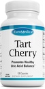 EuroMedica Tart Cherry - Antioxidant supplement til støtte sund urinsyre balance & fælles sundhed - Vegansk næringstilskud - Kosttilskud til støtte inddrivelse efter øvelse - 120 kapsler
