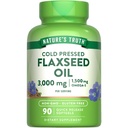 Nature 's Truth Flaxseed Oil Softgels - 124; 90 Greve - 124; Cold Pressed, Non- GMO & Gluten Free Supplement