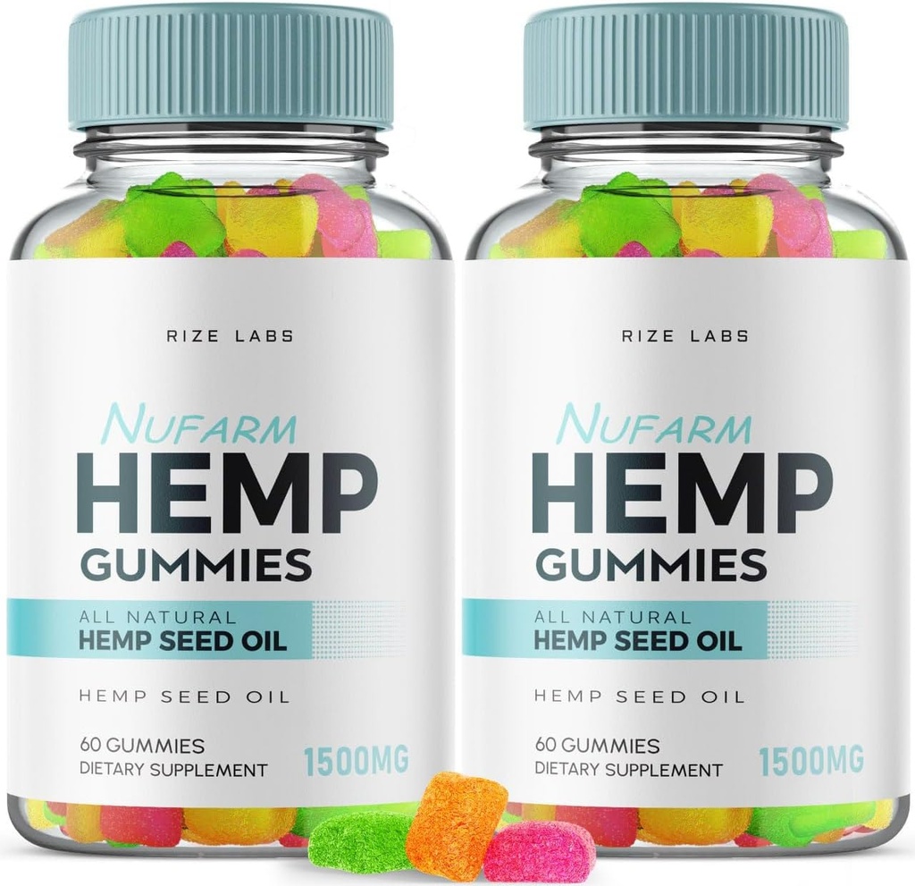 rize laboratorier (Pack of 2 Nufarm Gummies, Advanced Formel Gummies for Better Sleep, Supplement til support Total Body Balance, Gummies for Sund Sund Sind and Body, Nu Farm Gomitas anmeldelse (120 Gummies)