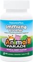 Natures Plus Animal Parade Immunbooster - Tropical Berry Flavor - 90 Animal- Shaphed Chewable Tablets - Giver immunsystemet support - Gluten Free, Vegan - 45 Serveringer