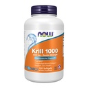 Now Foods Supplements, Neptun Krill, Double Strength 1000 mg, Phospholipid- Bound Omega-3, 120 Softgels