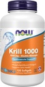 Now Foods Supplements, Neptun Krill, Double Strength 1000 mg, Phospholipid- Bound Omega-3, 120 Softgels