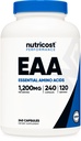 Nutricost EAA kapsler 1200mg, 240 kapsler - essentielle aminosyrer, 120 Servere - Non- GMO, Gluten Free & Vegan
