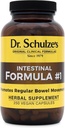 Dr. Schulzes intestinale formel # 1 - tarmbevægelse supplement til kolon sundhedsstøtte - bloating & constipation Aid - intestinal rense - All- Natural - Plant- baseret - Vegan - 250 Greve