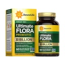 Renew Life Probiotic Voksen 50 Plus Probiotiske kapsler, Dagligt tillæg understøtter urinære, fordøjelses- og immunsundhed, L. Rhamnosus GG, Dairy, Soy og gluten- fri, 30 Millioner CFU, 60 Greve