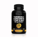 Pure gurkemeje med Bioperine. Super styrke. One Capsule A Day. Veggie Gurkemeje kapsler med sort peber. Premium fælles støtte med 95% Standardiserede Curcuminoider.