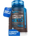 Herbtonics Apple Cider Vincils med Keto BSHB Salts - GLP-1 Support Supplement for Metabolisme og Appetite Control, 240 kapsler.