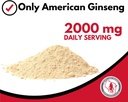 Dairyland Koncentreret Amerikansk Ginseng pulver - 8 oz Pack Wisconsin Ginseng pulver - Non-GMO, Gluten Free - Herbal supplement til smoothies, Bagning, Tea