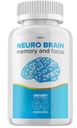 Neuro Brain and Focus Supplement, Neuro Brain Memory Focus and Cognitive Support, Neuro Brain Pills Nootropic, NeuroBrain to Boost Memory, Neuro Brain Vitamin Reviews (60 Capsules)