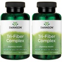 Swanson Tri- Fiber Complex - fordøjelsestilskud lavet med Psyllium, Oat Bran, & Apple Pectin - (100 kapsler) (2 pakke)