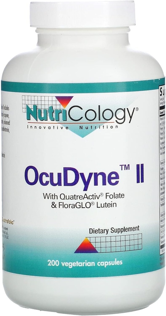 Nutricology Ocudyne II, Vegicaps, 200- Greve
