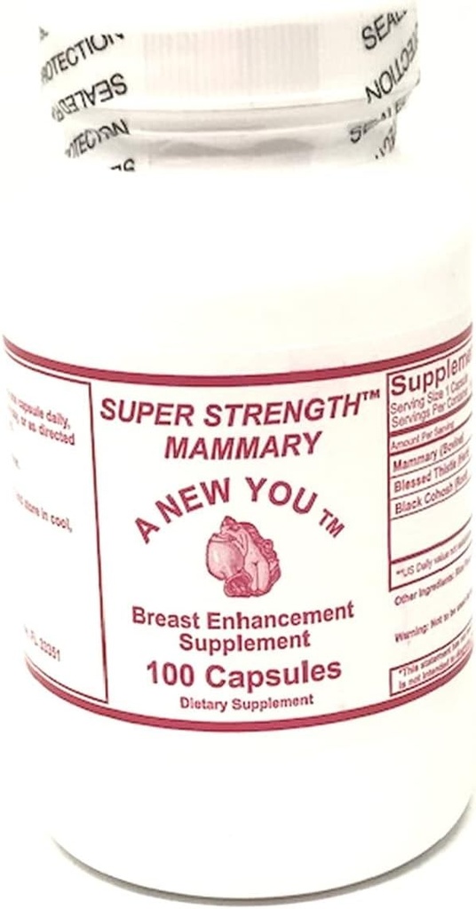 Super Strength Mamary Breast Enhancing Formel for Crossdressing Mænd og Trans- Kvinder 100 Greve Kapsler
