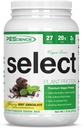PEScience Select Vegan Plant Protein Powder, Mint Chocolate, 27 Servering, Premium Pea og Brown Rice Blend