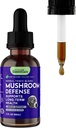 Animal Essentials Mushroom Defense - Immunsystemet Støtte til hunde & katte, Naturlige Antioxidant, Svampe, for alle aldre, Økologiske urter - 2 Fl Oz
