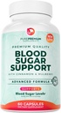 PurePremium Normal Blood Sugar Support Supplement - 20 Aktive Ingredienser Kompleks til at understøtte Blood Sugar Niveauer allerede i det normale område - med kanel, Bitter Melon, Chrom, Mulberry - 60ct
