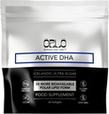 Orlo DHA – Vegan DHA Supplement (EPA & DHA) – Omega 3 Fish Oil & Krill Alternative – Plant-Based Omega-3 Algae Oil – Brain & Heart Support (60 Mini Burpless Softgels)