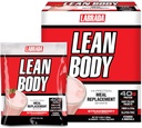 Labrada Lean Body MRP All- In- One Strawberry Meal Erstatning Shake, 40g Protein, Whey Blend, 8g Sund Fedtstoffer EFA 's & Fiber, 22 Vitamin og Min, Ingen kunstig farve, Gluten Free, (20 Pakets)