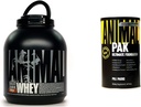 Animal Whey Isolate Protein Powder, Loaded for Post Workout og Recovery & Pak - Praktisk All- in- One Vitamin & Supplement Pack