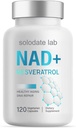 solodat lab NAD + Supplement 1000mg, True NAD + & Resveratrol, 120 Caps