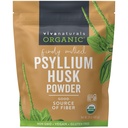 Viva Naturals Organic Psyllium Husk Powder, 24 oz - Finely Ground, Unflavored, Vegan, Keto, Paleo, Non- GMO Plant- Based Superfood, God kilde til fibre til Gluten- Free Bagning, Juices & Smoothies
