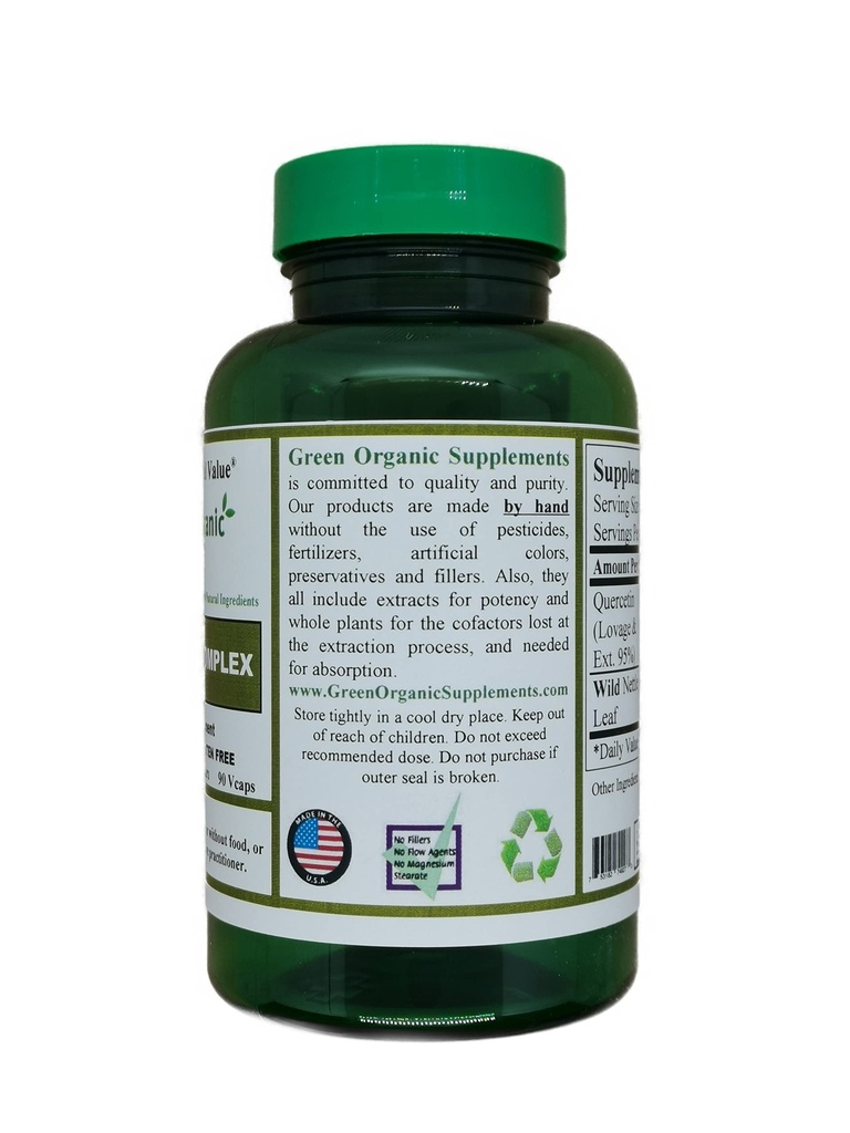 Grøn Økologisk Kosttilskud PMS, Mood Enhancer, Hormonal Balance, Hormon, Hot Flashs (pakke med 1)
