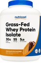 Nutricost Grass-Fed Whey Protein Isolate (Chocolate Peanut Butter) 5LBS | GMO Free, Gluten Free
