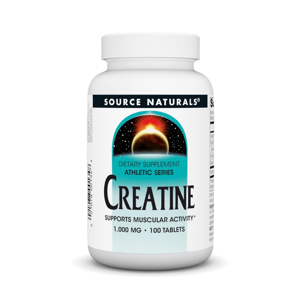 Kilde Naturals Creatin - Understøtter Muscular Aktivitet * - 100 tabletter