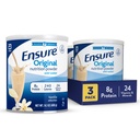 Ensure Original Vanilla Nutrition Powder | Vanilla Protein Powder | Small Meal Replacement Shake Mix | 8g Protein, 24 Vitamins & Minerals | Immune Health | 14.1 oz - 3 pack