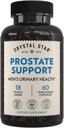 Crystal Star Prostate Support Saw Palmetto Kosttilskud til mænd (60 kapsler) - Bstige & Urin sundhed - Ginger & Pygeum - Non- GMO
