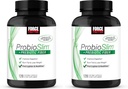 Kraftfaktor ProbioSlim + Prebiotic Fiber vægttab supplement til kvinder og mænd, Probiotic og Prebiotic fordøjelsessygdomme støtte med grøn te ekstrakt og Psyllium Husk Fiber, 120 kapsler