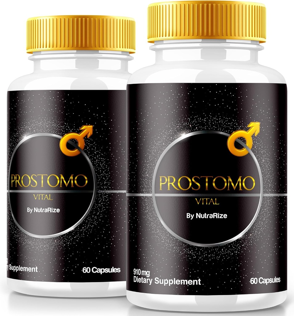 (2 Pack) Prostomo kapsler - Officiel Formel til støtte Prostate Heath, Alle naturlige supplement til Regain Control & Opnå samlet wellness, Premium Pros Tomo piller anmeldelse (120 Kapsler)