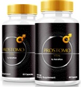 (2 Pack) Prostomo kapsler - Officiel Formel til støtte Prostate Heath, Alle naturlige supplement til Regain Control & Opnå samlet wellness, Premium Pros Tomo piller anmeldelse (120 Kapsler)