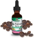 Naturens svar Saw Palmetto Berry Uddrag Urteudtræk tillæg med Økologisk Alkohol, 1-Fluid Ounce Note 124; Understøtter Prostata sundhed