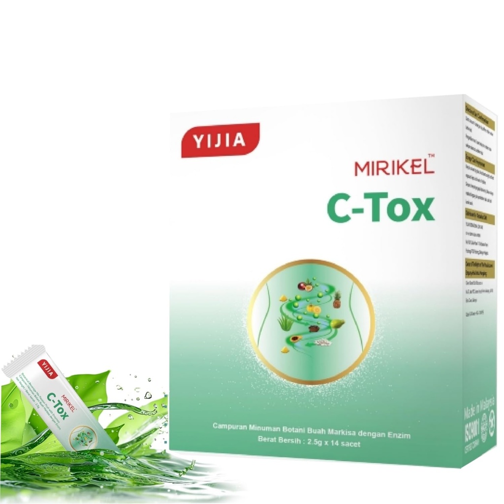 Usoway Healthcare Product, Daglig Detox & fordøjelsesstøtte - Natural Fiber Blend for Bloating Relief, Energy & Light Lifestyle. (14 sticks, C- TOX)