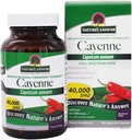 Naturens svar Cayenne Pepper Powder Capsule Supplement, 90- Greve # 124; Natural Metabolisme Booster # 124; Fremme Kardiovaskulær Sundhed # 124; Hjælper med fordøjelse & cirkulation (pakke med 1)