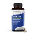 LifeSeasons Rest- ZZZ Melatonin Free - Søvn Support - Calms Nervesystemet - Reducerer rastløshed & nerve- relateret søvnløshed - Magnesium GABA & kamille - 60 kapsler