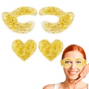 Genanvendelige Gel Eye Pads - Cooling & Warming Eye Compress for Reducing Puffiness, Circles, Rynker & Rødme - Smerte Relief & Afslapning