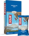 CLIF KARS - Energy Bars - Chokolade Chip - Lavet med Økologisk Havre - Plant baserede fødevarer - Vegetar - Kosher (2.4 Ounce Protein Bars, 12 Greve) Packaging May Vary